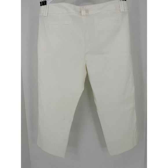 Sharagano Womens Coral Mid Rise Capri Crop Pants Size 12 - Picture 8 of 14